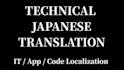 provide professional technical japanese translation
