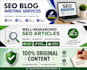 write SEO optimized blog articles