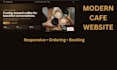 design a modern responsive cafe website with online ordering
