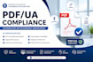 make pdfs accessible and PDF ua or wcag 2 1 compliant