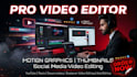 professional video editor, thumbnail designer and motion graphics artist