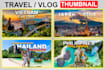 design custom travel youtube thumbnails