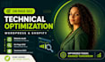 do expert on page and technical SEO for wordpress, shopify
