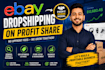 do ebay dropshipping on profit share