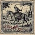 make a medieval woodcut style illustration