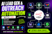 create ai outreach systems and lead gen automation using n8n