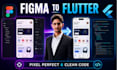 convert your figma design into a pixel perfect flutter UI with clean code