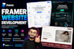 build a responsive framer website with SEO and animations