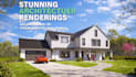 do realistic architectural 3d visualization and exterior 3d rendering