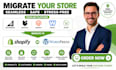 migrate bigcommerce bigcartel magento weebly 3dcart to shopify wordpress website