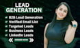 do targeted b2b lead generation and verified email list
