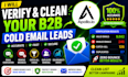 verify and clean your b2b cold email leads