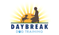 design creative daybreak dog training logo