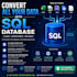 convert unstructured and messy data into clean readable files and databases