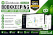 quickbooks online bookkeeping, cleanup and reconciliation