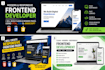 build a modern responsive website using HTML CSS javascript