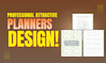 do time blocking, tracker, productivity and focus planner that convert on canva