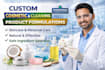 create skincare and cosmetic product formulation