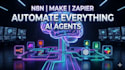 create ai automation workflows using n8n, make, or zapier for your business