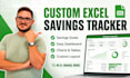 create your excel savings tracker to reach your goal