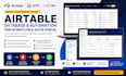 setup airtable database, airtable automation crm, n8n ai, be softr webapp expert