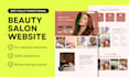 build a beauty salon website with an appointment system
