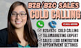 do b2c cold calling b2b cold calling virtual assistant USA b2b b2c cold caller