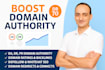 increase domain rating dr70 whitehat SEO service backlink manually google rank