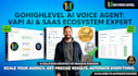 build gohighlevel ai voice agent, vapi ai integration, and saas mode
