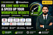 fix core web vitals, lcp, inp, cls, and speed up your wordpress website