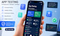 do professional app testing for android and ios apps and report bugs
