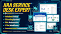 configure jira service desk helpdesk ticketing system and sla workflows