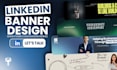design premium and professional linkedin banner