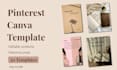 create aesthetic editable canva pinterest templates