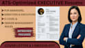 write an ats friendly executive resume and professional CV