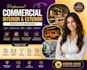 do 3d interior exterior design resturant cafe office coffee with 3d rendering