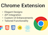 develop awesome a chrome extension