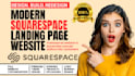 build moden wix squarespace website design redesign squarespace blog development