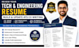 review your tech and engineering resume, build and update CV writing