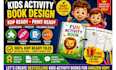 create kids activity workbook, puzzle colouring book for amazon KDP