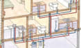 create professional water flow design, hydraulic system and plumbing layout