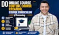 online course content, course creation, course curriculum and elearning