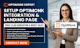 setup optimonk integration optimonk lead generation optimonk landing page