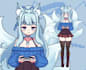 draw, rig cute pixel, live2d vtuber avatar, chibi pixel model pixel art pngtuber