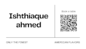 design qr code sticker card with call to action text