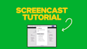 create a screencast tutorial for your software or saas