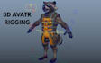 rig your 3d vrchat avatar vtuber model with full body rigging, facial expression