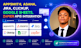 do appsmith asana jira clickup sheet zapier api integration