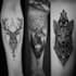 design custom wolf tattoo illustration