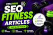 write SEO fitness blog posts for beginners